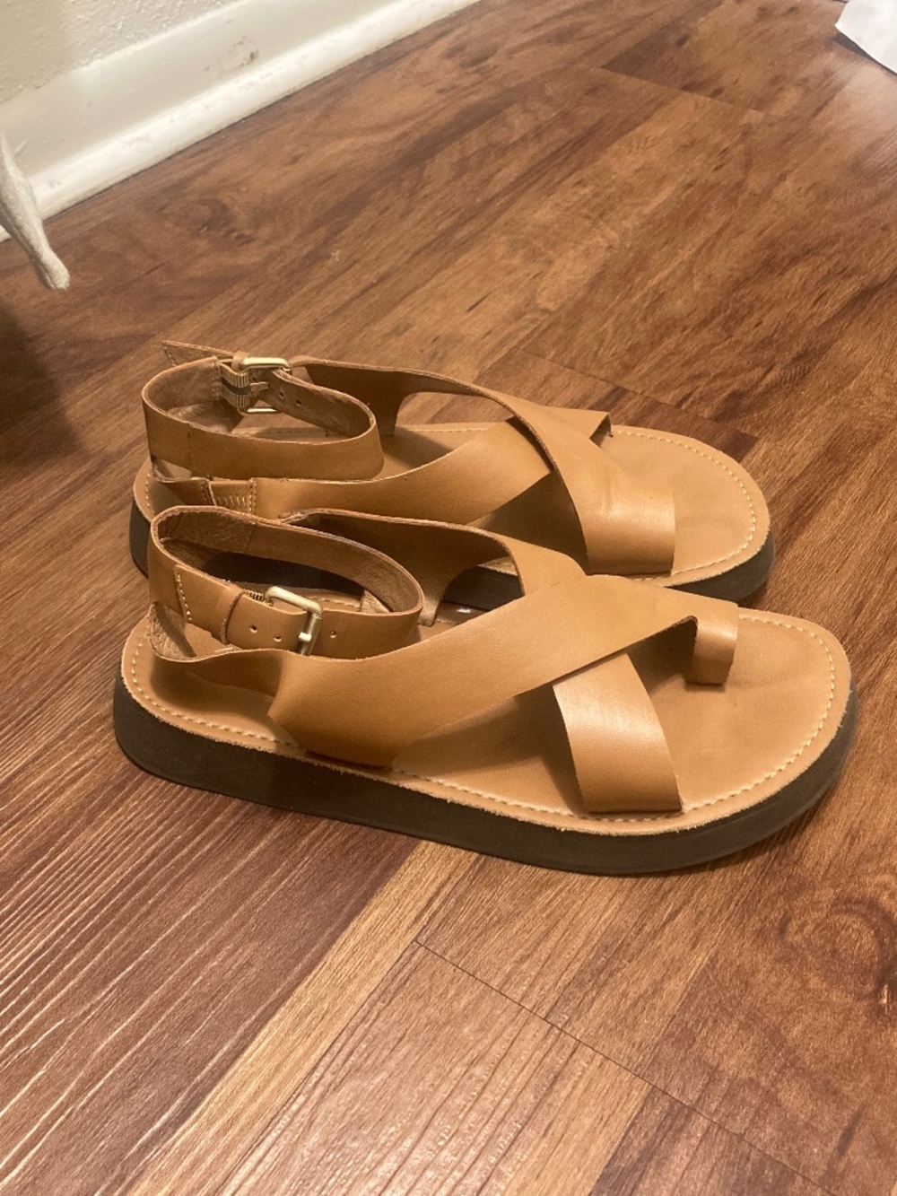 Madewell leather sandals size 8
